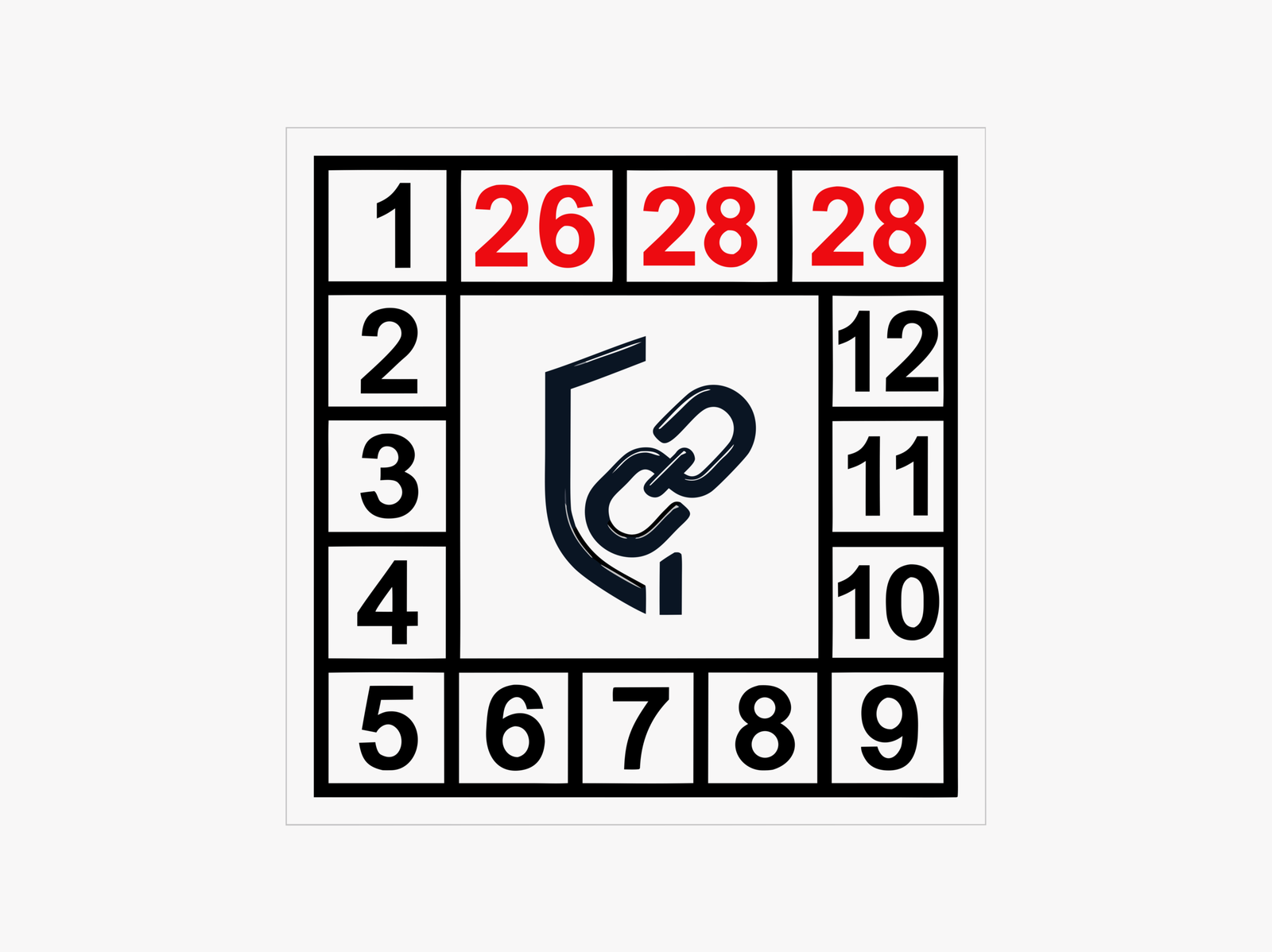 Lacre 0,7x0,7cm